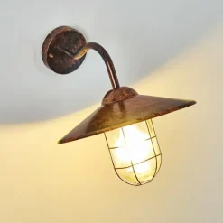 Luminaires Rustiques-hofstein Applique murale d'extérieur Oricourt Bronze, 1 lumière