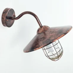 Luminaires Rustiques-hofstein Applique murale d'extérieur Oricourt Bronze, 1 lumière