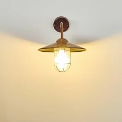 Luminaires Rustiques-hofstein Applique murale d'extérieur Oricourt Bronze, 1 lumière