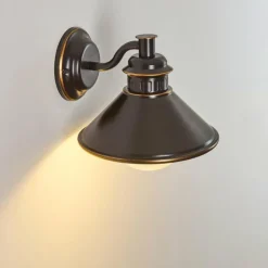 Luminaires Rustiques-hofstein Applique murale d'extérieur Bocholt Cuivre, 1 lumière