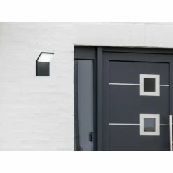 Luminaires Trio Applique murale d'extérieur Trio PEARL LED Anthracite, 1 lumière