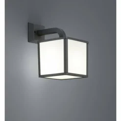 Luminaires Trio Applique murale d'extérieur Trio CUBANGO Anthracite, 1 lumière