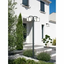 Luminaires Trio Applique murale d'extérieur Trio CUBANGO Anthracite, 1 lumière