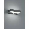 Luminaires Trio Applique murale d'extérieur Trio CUANDO LED Anthracite, 1 lumière, Détecteur de mouvement