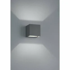 Luminaires Trio Applique murale d'extérieur Trio ADAJA LED Anthracite, 2 lumières