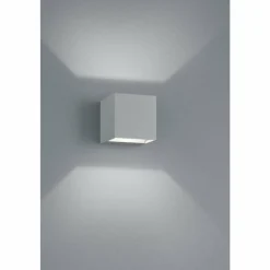 Luminaires Trio Applique murale d'extérieur Trio ADAJA LED Titane, 2 lumières