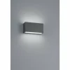 Luminaires Trio Applique murale d'extérieur Trio TRENT LED Anthracite, 1 lumière