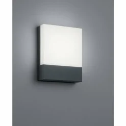 Luminaires Trio Applique murale d'extérieur Trio PECOS LED Anthracite, 1 lumière
