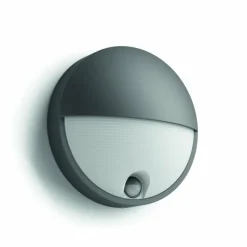 Luminaires Philips Applique murale d'extérieur Philips Capricorn LED Anthracite, 1 lumière, Détecteur de mouvement