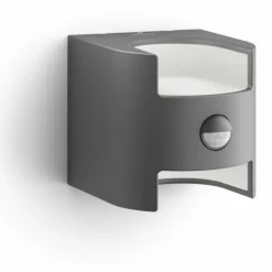 Luminaires Philips Applique murale d'extérieur Philips Grass LED Anthracite, 2 lumières, Détecteur de mouvement
