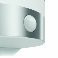 Luminaires Philips Applique murale d'extérieur Philips Calgary LED Acier inoxydable, 1 lumière, Détecteur de mouvement