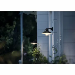 Luminaires Philips Applique murale d'extérieur Philips Cormorant Noir, 1 lumière