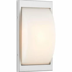Luminaires LCD Applique murale d'extérieur LCD Emden LED Acier inoxydable, 1 lumière