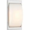 Luminaires LCD Applique murale d'extérieur LCD Emden Acier inoxydable, Détecteur de mouvement