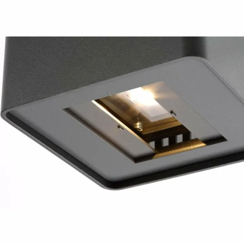 Luminaires LCD Applique murale d'extérieur LCD Siegen Gris, 2 lumières