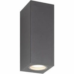 Luminaires LCD Applique murale d'extérieur LCD Suhl Gris, 2 lumières