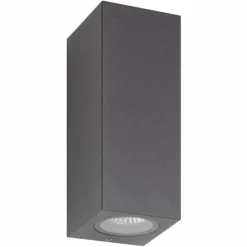 Luminaires LCD Applique murale d'extérieur LCD Suhl Gris, 2 lumières