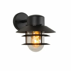 Luminaires Rustiques-Luminaires Lucide Applique murale d'extérieur Lucide ZICO Noir