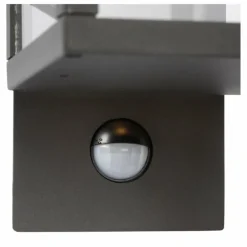 Luminaires Rustiques-Luminaires Lucide Applique murale d'extérieur Lucide CLAIRETTE LED Noir, Détecteur de mouvement