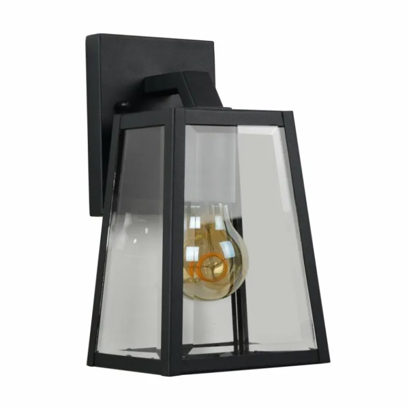 Luminaires Rustiques-Luminaires Lucide Applique murale d'extérieur Lucide MATSLOT Noir, 1 lumière