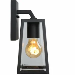 Luminaires Rustiques-Luminaires Lucide Applique murale d'extérieur Lucide MATSLOT Noir, 1 lumière