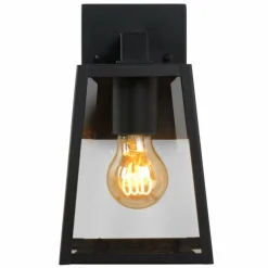 Luminaires Rustiques-Luminaires Lucide Applique murale d'extérieur Lucide MATSLOT Noir, 1 lumière