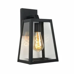 Luminaires Rustiques-Luminaires Lucide Applique murale d'extérieur Lucide MATSLOT Noir