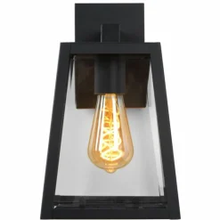 Luminaires Rustiques-Luminaires Lucide Applique murale d'extérieur Lucide MATSLOT Noir