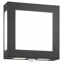 Luminaires CMD Applique murale d'extérieur CMD AQUA LEGENDO Anthracite, 1 lumière, Détecteur de mouvement