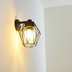 hofstein Applique murale d'extérieur Tartas Noir, 1 lumière