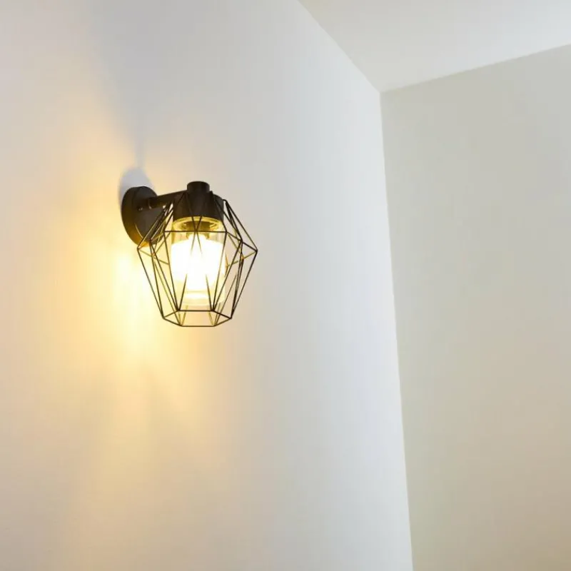 hofstein Applique murale d'extérieur Tartas Noir, 1 lumière