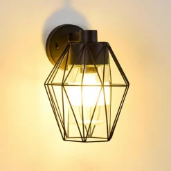 hofstein Applique murale d'extérieur Tartas Noir, 1 lumière