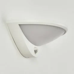 hofstein Applique murale d'extérieur Carano LED Blanc, 1 lumière, Détecteur de mouvement