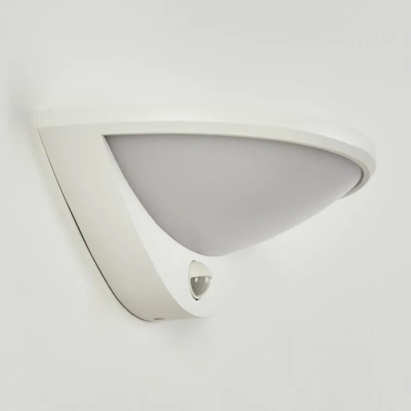 hofstein Applique murale d'extérieur Carano LED Blanc, 1 lumière, Détecteur de mouvement