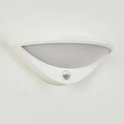 hofstein Applique murale d'extérieur Carano LED Blanc, 1 lumière, Détecteur de mouvement
