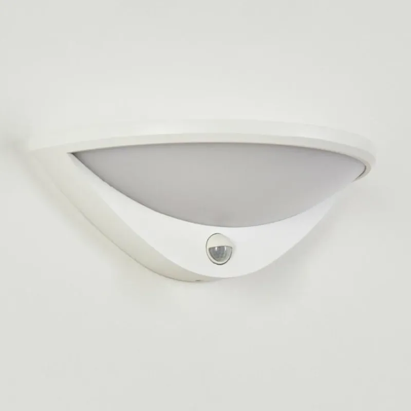 hofstein Applique murale d'extérieur Carano LED Blanc, 1 lumière, Détecteur de mouvement