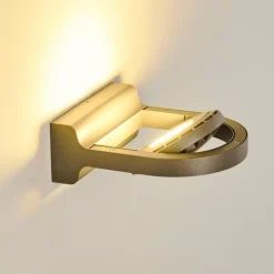 hofstein Applique murale d'extérieur Bandholm LED Gris, 1 lumière