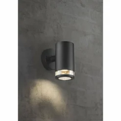 Luminaires Nordlux Applique murale d'extérieur Nordlux BIRK Noir, 1 lumière