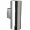 Luminaires Nordlux Applique murale d'extérieur Nordlux TIN Acier inoxydable, 2 lumières