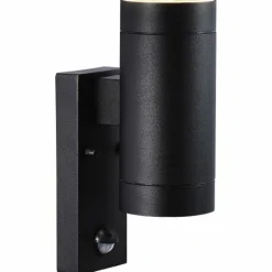 Luminaires Nordlux Applique murale d'extérieur Nordlux TIN Noir, 2 lumières, Détecteur de mouvement