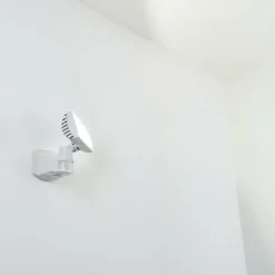 hofstein Applique murale d'extérieur Loit LED Blanc, 1 lumière, Détecteur de mouvement