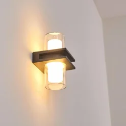hofstein Applique murale d'extérieur Kekenis LED Anthracite, 1 lumière