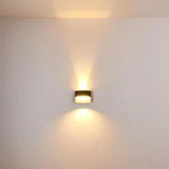 hofstein Applique murale d'extérieur Romo LED Anthracite, 1 lumière