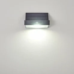 hofstein Applique murale d'extérieur Wiborg LED Anthracite, 1 lumière, Détecteur de mouvement