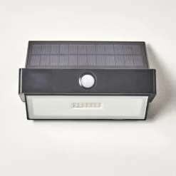 hofstein Applique murale d'extérieur Wiborg LED Anthracite, 1 lumière, Détecteur de mouvement