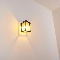 hofstein Applique murale d'extérieur Trosa Noir, 1 lumière