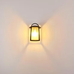 hofstein Applique murale d'extérieur Trosa Noir, 1 lumière