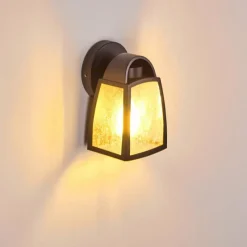 hofstein Applique murale d'extérieur Trosa Noir, 1 lumière