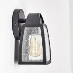 hofstein Applique murale d'extérieur Trosa Noir, 1 lumière