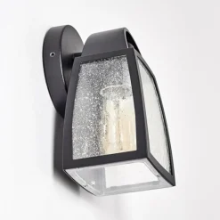 hofstein Applique murale d'extérieur Trosa Noir, 1 lumière